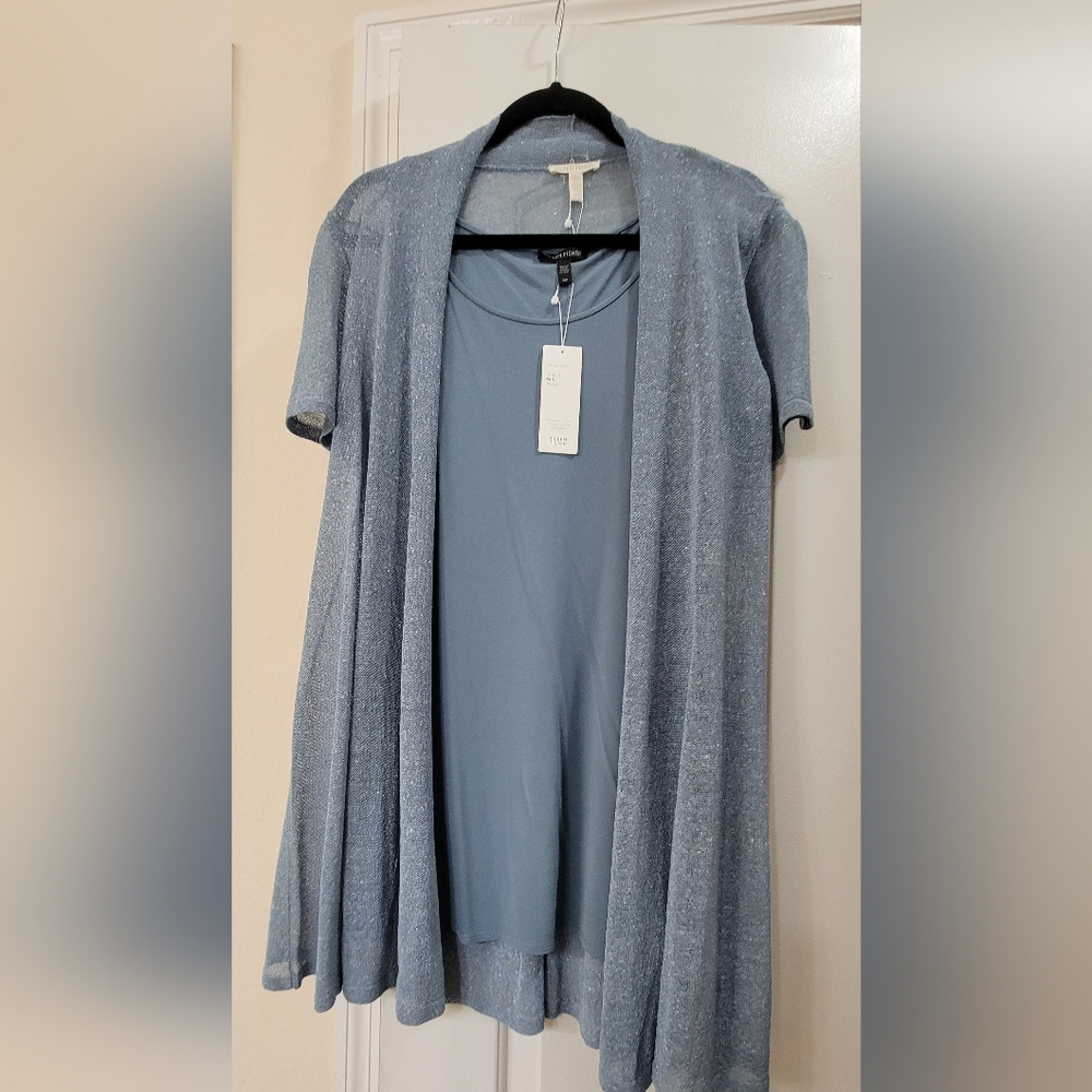Eileen Fisher Dress, S/P, Steel Blue